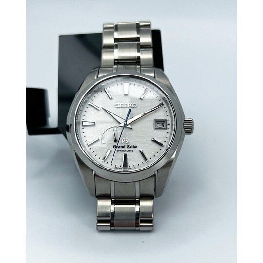 (SOLD!!) 41mm • 2014 Grand Seiko SBGA011 Spring Drive Snowflake Titanium